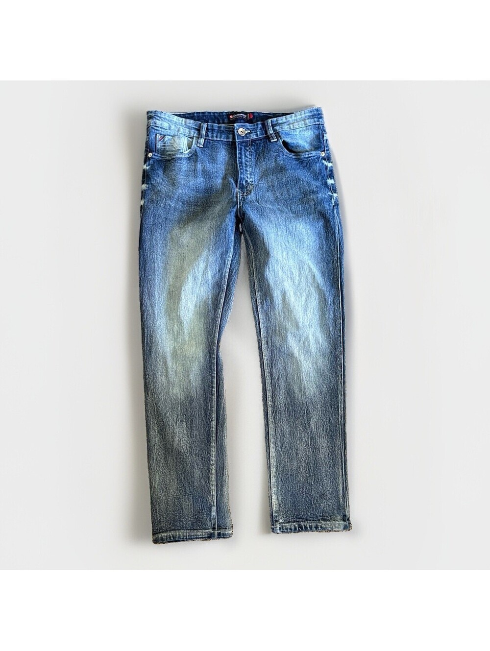 Vintage South Pole Baggy Jeans Blue Mens Size 34x30 RN82628 Y2K Utility Skater